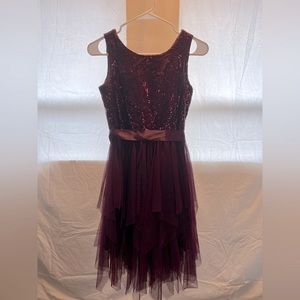 Purple holiday dress. Lightly worn. Cute and classic! (Size 14 girls)